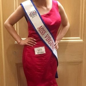 Red Prom/ Pageant Dress (size 4)